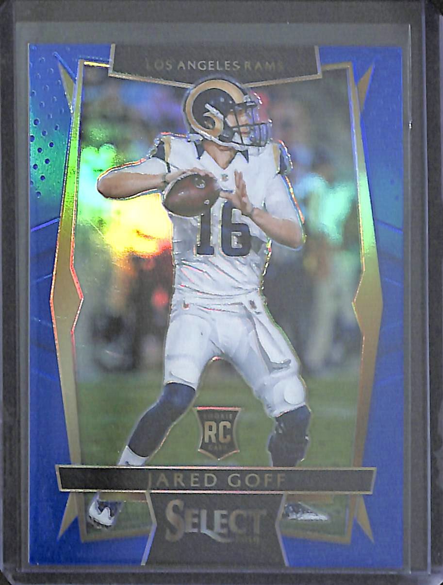 2016 Panini Select Blue Prizm #63 Jared Goff No 132 of 149