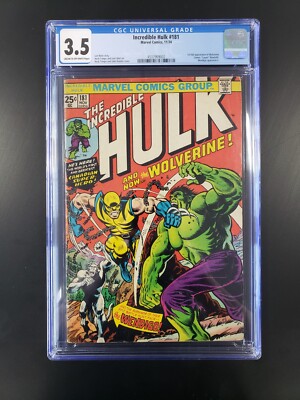 The Incredible Hulk #181 (Marvel Comics November 1974) CGC 3.5
