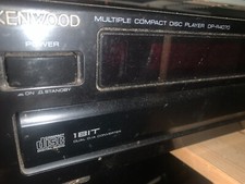 Vintage Kenwood DP-R4070 Multiple CD Player 5 Disc Changer Works No REMOTE