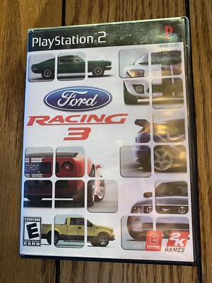 PS2 Ford Racing 3 Sony Playstation 2 2005 Complete + manual CIB Black Label used