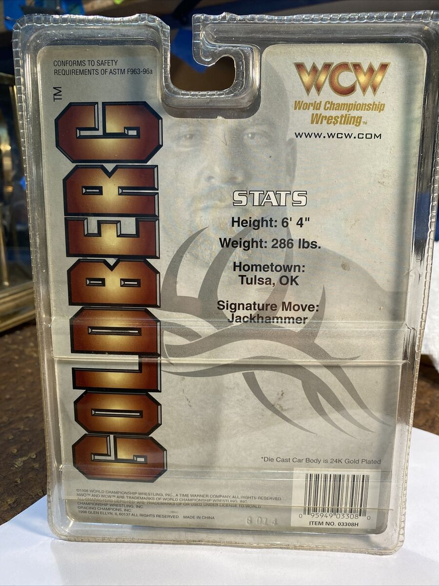 NEW WCW Racing Champions Bill Goldberg 24K GOLD car 1 OF
