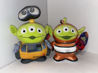 Disney Pixar Toy Story Alien Remix WALL-E WallE 9.5 in Plush Toy Doll & Nemo