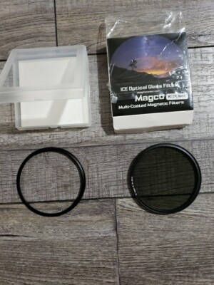 ICE Magco 82mm Slim CPL Magnetic MC Optical Glass Filter Incl Adapter 82
