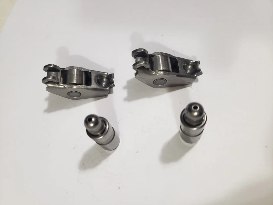 Brazos basculantes de válvula + elevadores 4 piezas OEM 2002-2019 Cadillac Chevrolet GMC Pontiac V6 Foto 2 de 2