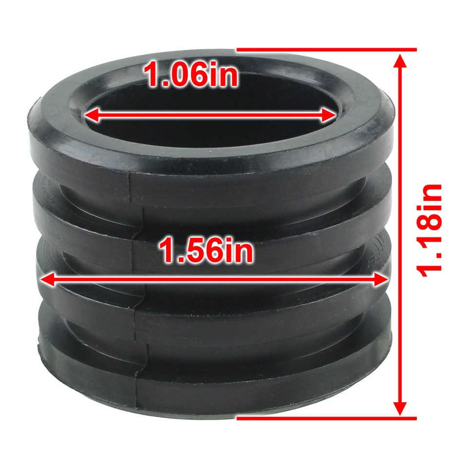 Tubo de escape a silenciador sello/junta de goma para Honda CR250R CR 250 1984-2007 Foto 4 de 4