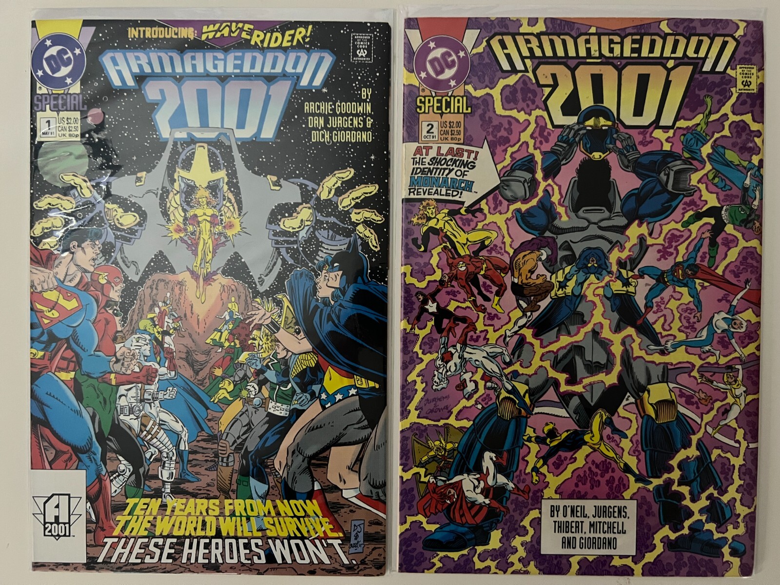 Armageddon 2001 1-2 (of 2) Complete Set