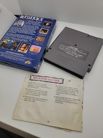 Beetlejuice (Nintendo Entertainment System, 1991) NES COMPLETE w/ Box manual