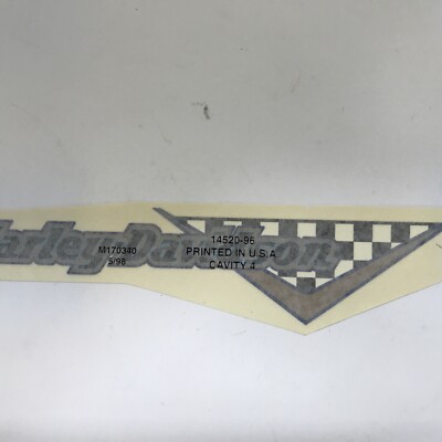 NOS Harley-Davidson  XL1200S Rightside Fuel Tank Decal P/N 14520-96