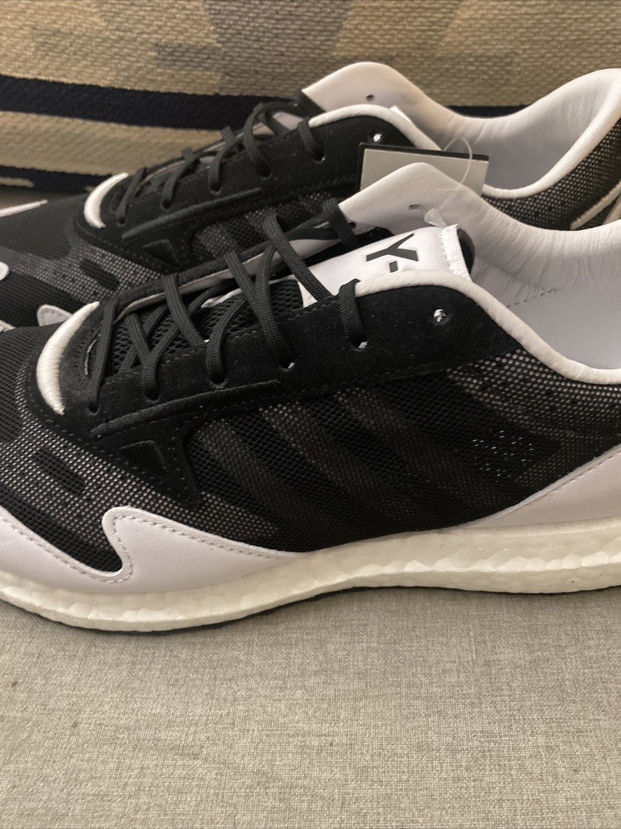 Y-3 Adidas by Yohji Yamamoto Rhisu run FX7261 black/white SZ NWB