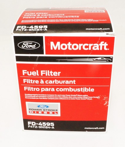 Genuine OEM Motorcraft FD4595 Diesel Fuel Filter with Gasket Ford F4TZ9N184A - Picture 2 of 6