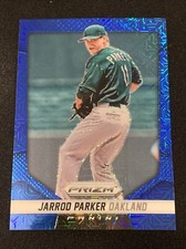 2014 Panini Prizm Baseball - Jarrod Parker Blue Mojo Prizm /75 - Oakland A’s
