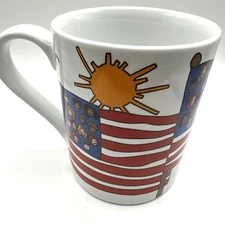 Centrum Save the Children "Children of the USA" Flag Design Coffee Cup Mug