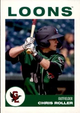 2019 Great Lakes Loons Choice #26 Chris Roller Austin Texas TX Baseball Card