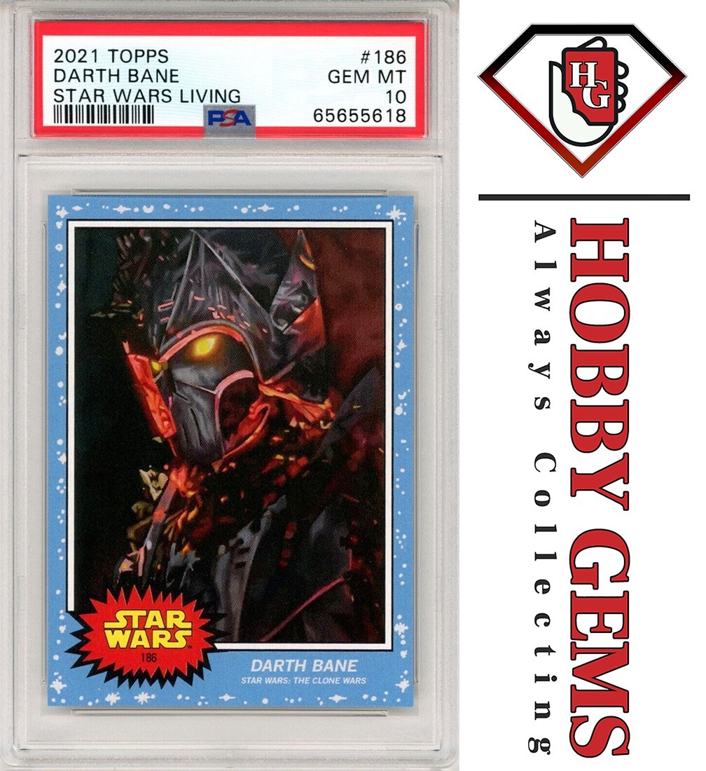 DARTH BANE PSA 10 2021 Topps Star Wars Living #186