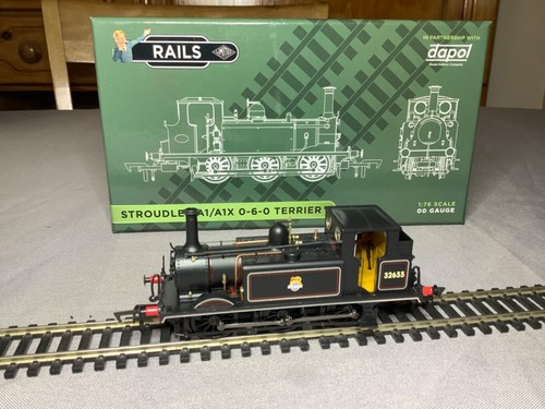 Dapol Rails BR Black E/Emblem 0-6-0 Class A1X Terrier Tank Loco 32655 DCC Fitted - Picture 2 of 5