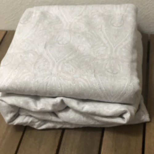 Raymond Waites Full Flat & Fitted Sheets Paisley Beige 100% Cotton Satin 2pc - Picture 3 of 8