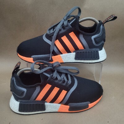 Adidas Size 6 Mens NMD R1 Black Screaming Orange Shoes Sneakers G55575