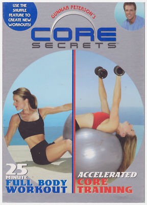 CORE SECRETS FULL BODY WORKOUT/ACCELERATED CORE TRAINING (DVD,2003)
