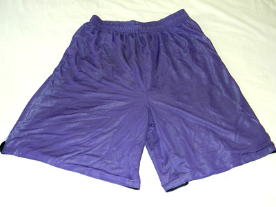 Reebok NBA Fusion Basketball Workout Shorts ~ Purple ~ Men's Size 4XL ~ o