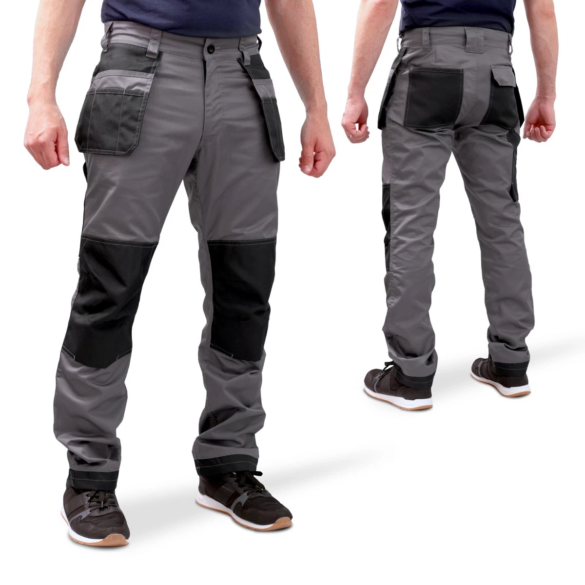 Cargo pants with knee pad pockets top
