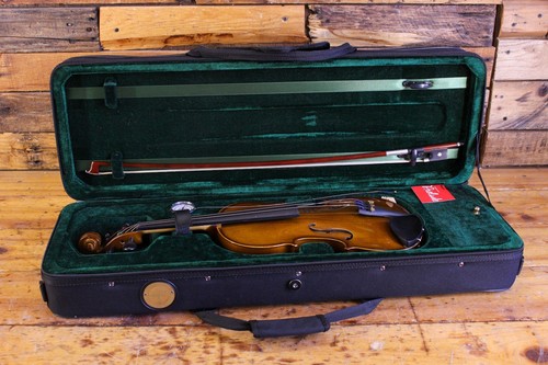 Cremona SV-175 Premier Student Violin Outfit – 3/4 Size MISSING STRING/BLEM - Picture 4 of 5