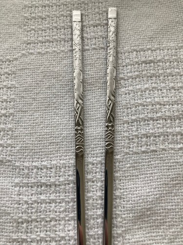 Vintage - Korean - Metal - Chopsticks - LOT OF 5 - Picture 6 of 6