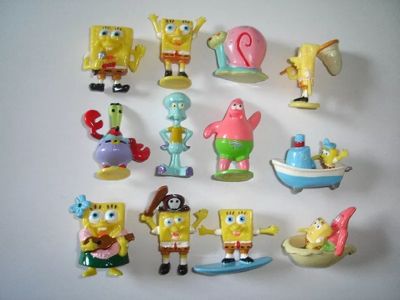 SPONGEBOB SQUAREPANTS MINI FIGURINES SET 1 BIP - FIGURES COLLECTIBLES  MINIATURES