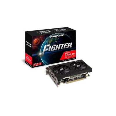 Abbildung der PowerColor-Grafikkarte AXRX 6500XT 4GBD6-DHV3