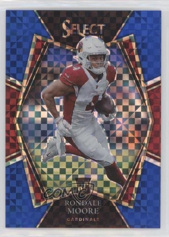 2021 Panini Select Premier Level Blue Prizm 82/149 Rondale Moore #158 pe8