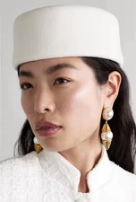 100 Wool Pillbox Hat Vintage