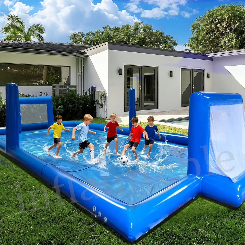 10m Inflatable Volleyball Court Soccer Pool Field Beach Net Outdoor Sports Game - image 2 of 4