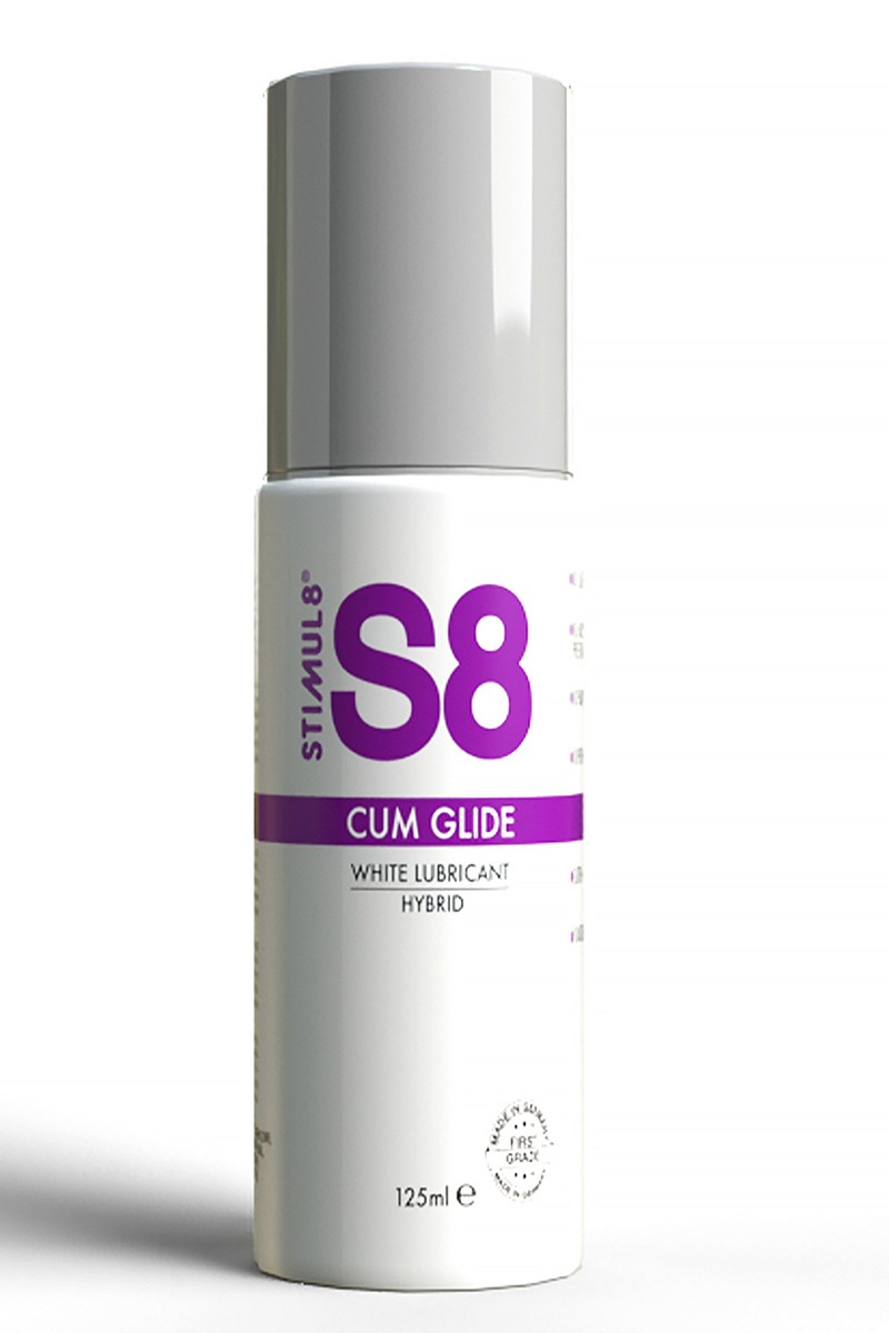 Lubrifiant hybride S8 effet sperme 125ml pour moments intimes