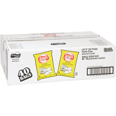 Lays Dill Pickle Kartoffelchips, 40 x 40g/1,4 oz - Bild 1 von 5