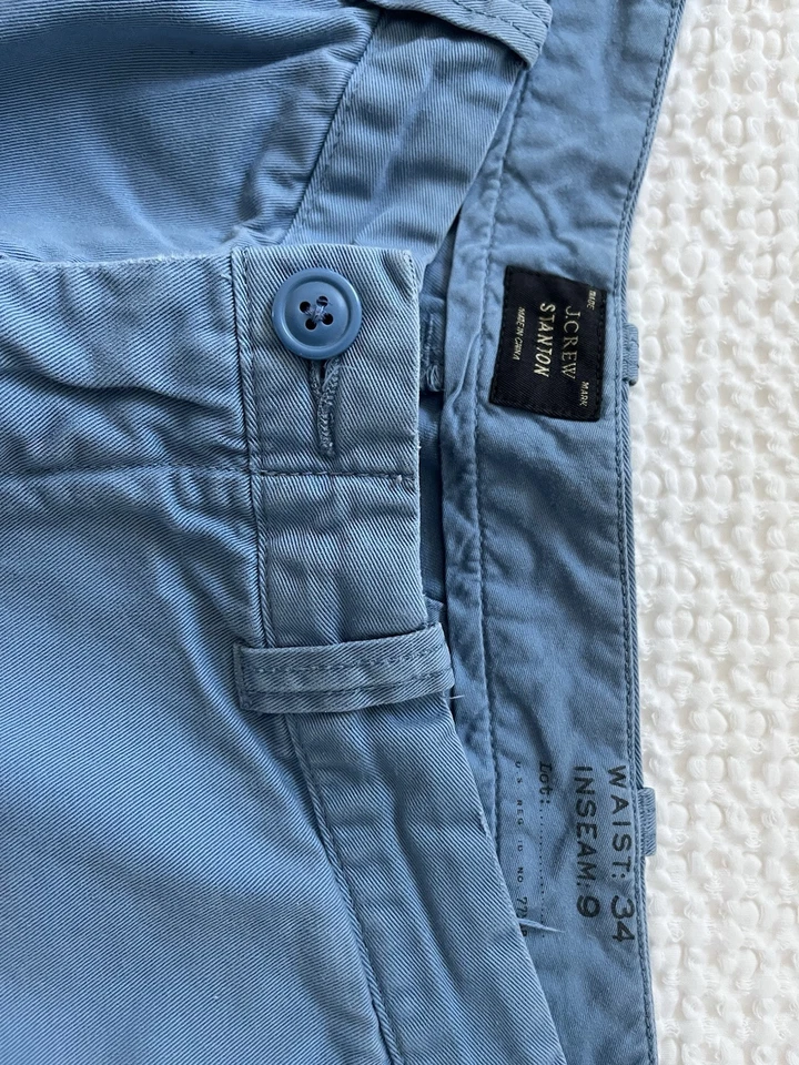 (Lote de 5 piezas) Pantalones cortos J CREW para hombre 34-33 cintura Foto 3 de 4