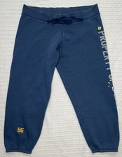 Victoria's Secret PINK Women Sweatpants LG Property Embroidered Graphic Campus