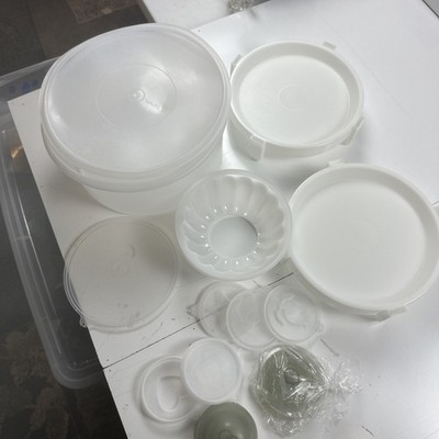 Vintage Tupperware Gel N Serve jell-O Molds Set