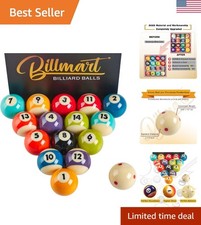 16-Ball Billiard Set - Regulation 2-1/4" Tournament Grade Pool Balls