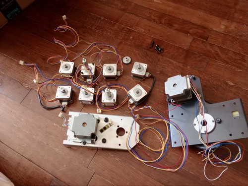 Colour Wash 250AT Minebea Matsushita stepper motors and spare gear assembly lot