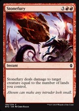 x4 Stonefury - Battle for Zendikar - NM - MTG