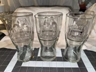 Vintage 1992 Clear McDonalds Style Coke Glass Cup Tumbler Collectors Glassware 3