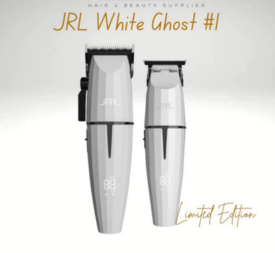 JRL ONYX White Ghost Collection Combo Hair Clipper Hair Trimmer 100% Authentic