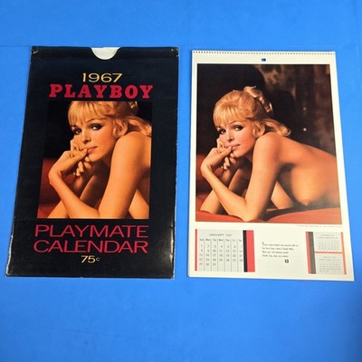 1967 PLAYBOY PLAYMATE CALENDAR COMPLETE W/SLEEVE EXC.