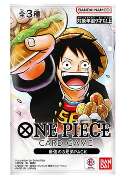 Strongest Three Brothers Promo Pack P-073 P-074 P-075 ONE PIECE
