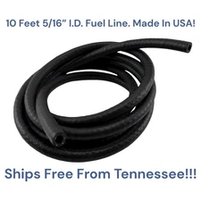 5/16" FUEL LINE HOSE 10 FT ROLL J30R6 GAS E-85 BIO DIESEL USA MADE NEW 