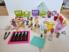 Our Generation 18 Doll Food Dishes Diner 74 pieces accessories lot used
