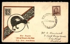 Mayfairstamps New Zealand FDC 1938 King George VI All Up Empire Air Mail Kiwi Fi