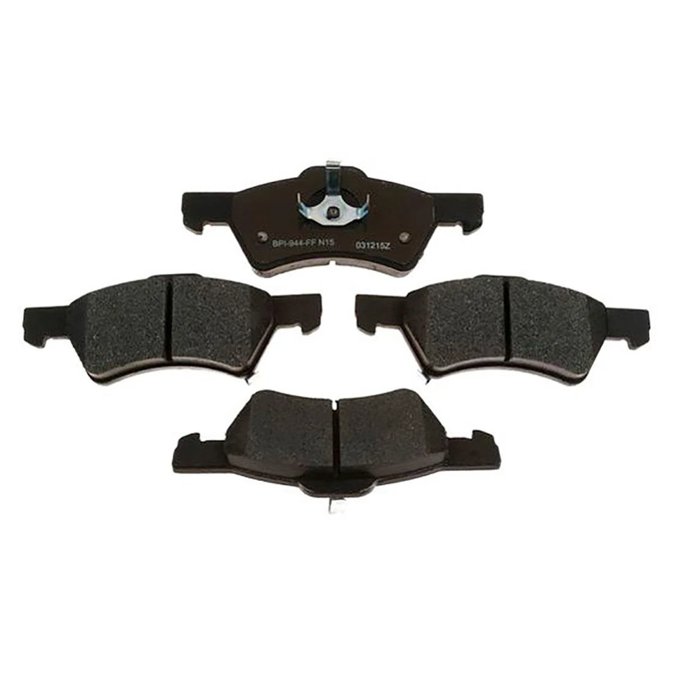 Rotores de freno delanteros + pastillas de freno metálicas y herrajes para Dodge Caravan 2001-2007 Foto 2 de 4