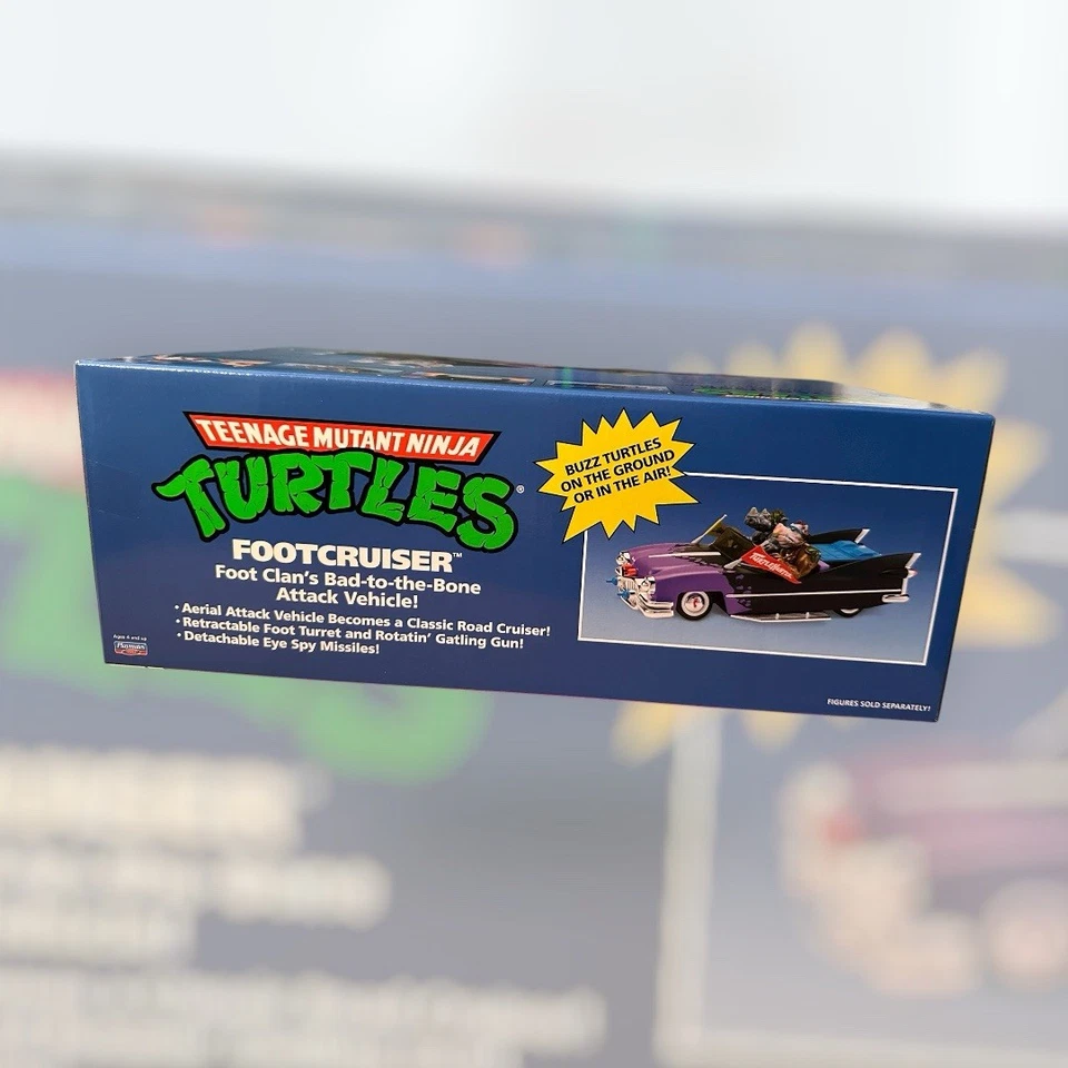 TMNT 经典足巡洋舰步兵玩伴玩具亚马逊独家全新! — 第 3/4 张图片
