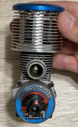 Team Associated AE Pro 21R Nitro RC Engine GH HEAD (USED: FOR PARTS OR REPAIR) - Picture 5 of 8