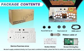 Switch Fighting Stick For Arcade1up Cabinet, Play Your Switch Arcade S